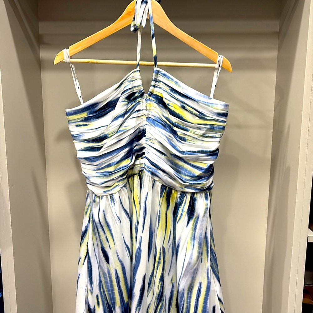 DKNY Multicolor Smocked Skirt